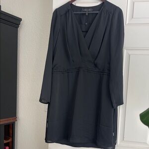 BCBGMaxAzria Charcoal Long Sleeve Dress